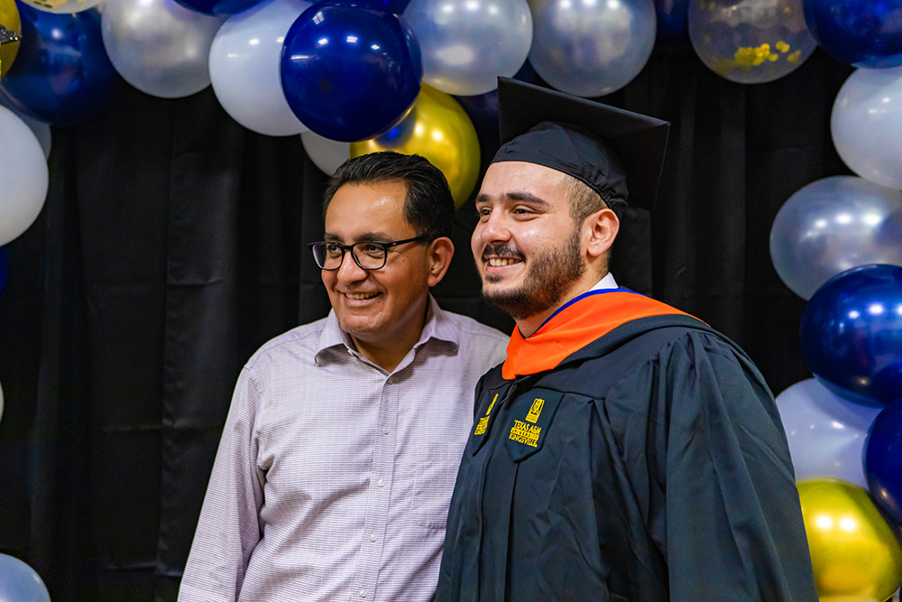 Faculty and graduate at Texas A&M University-Kingsville.