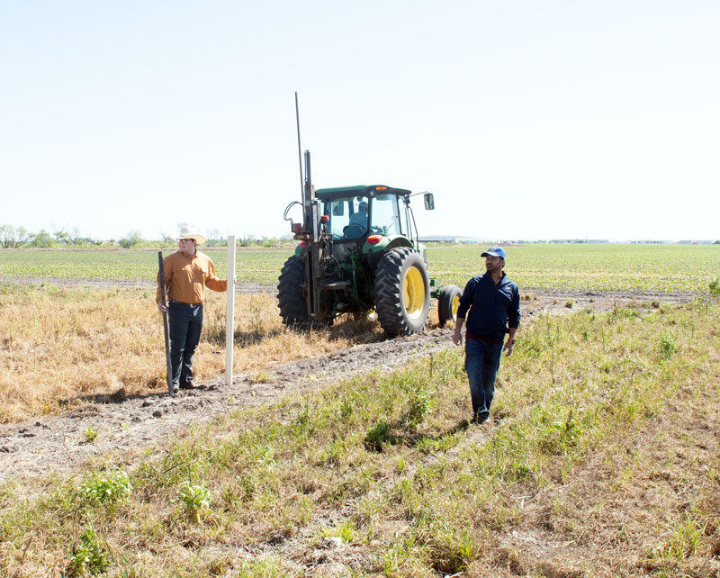 Zamora Dattamudi soil collecting