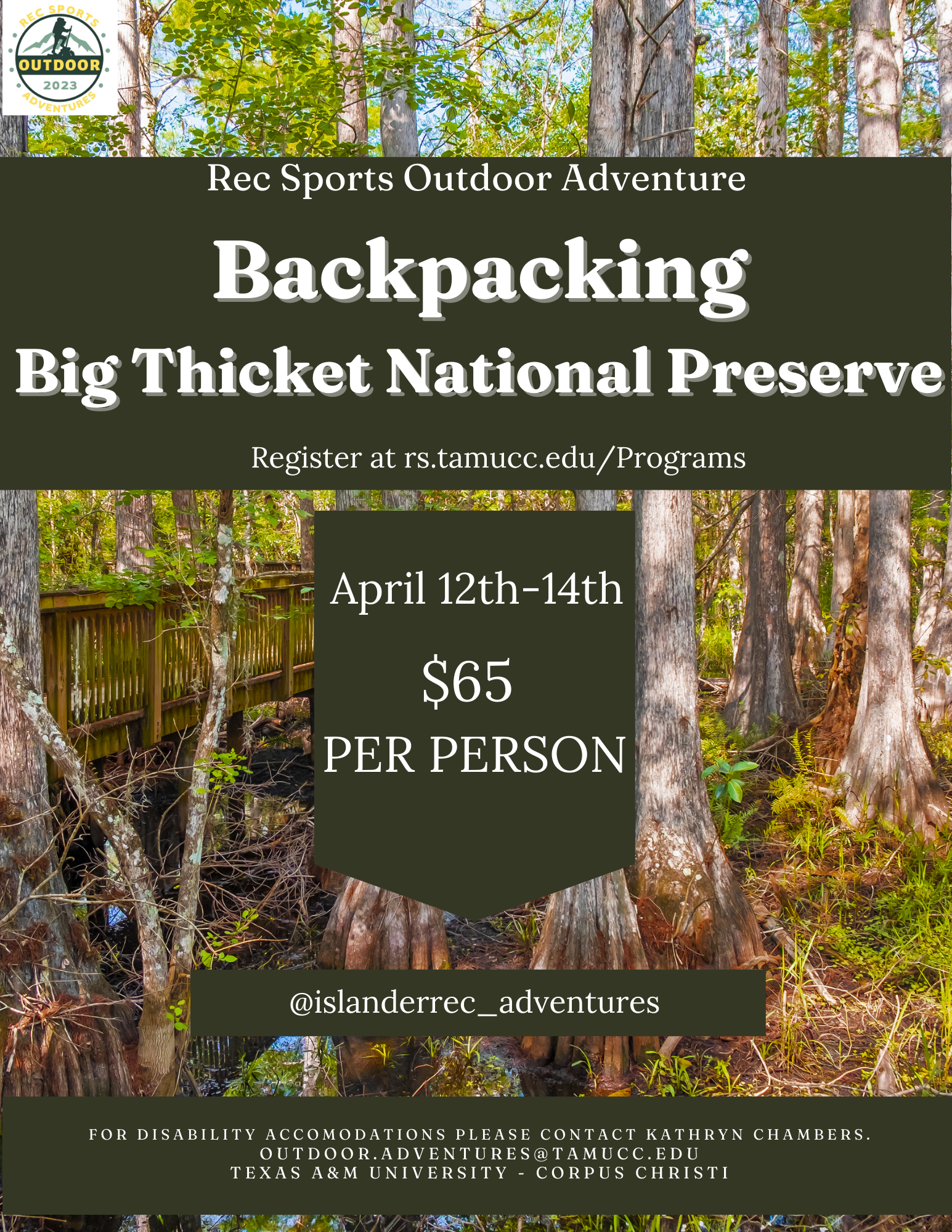 Backpacking Big Thicket