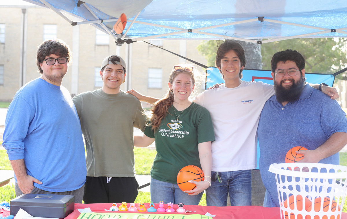 Group photo of students at the fall carnival
